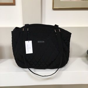 NWT Black Vera Bradley Glenna Tote